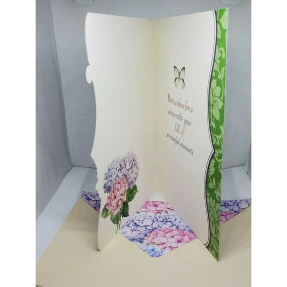 New Beginnings A Very Happy Birthday To You Floral Greeting Card - Picture 7 of 10